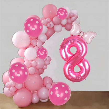 40 inch Pink Number 8 Balloon - Image 3