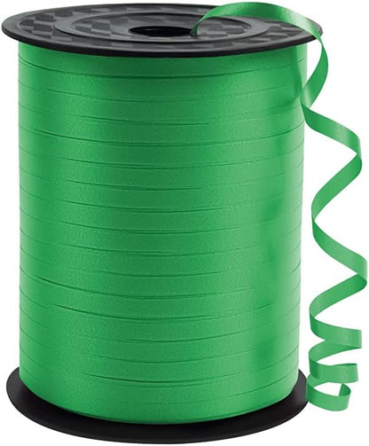 Premium Green Curling Ribbon, 1/5" Wide x 500 Yards Christmas Curling Ribbons by KMERLIFE