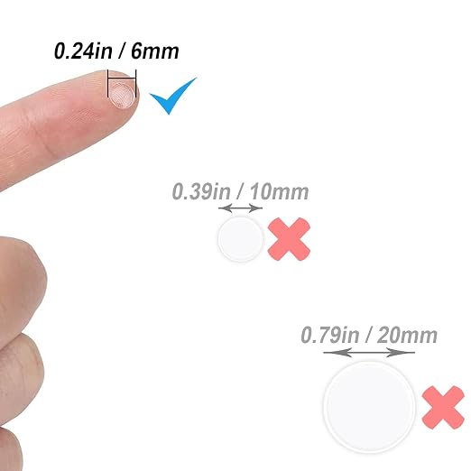 350pcs Clear Double-Sided Sticky Adhesive Dots, 6mm/0.24” Round Transparent - Image 5