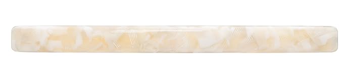 France Luxe Long and Skinny Barrette - Pavlova White