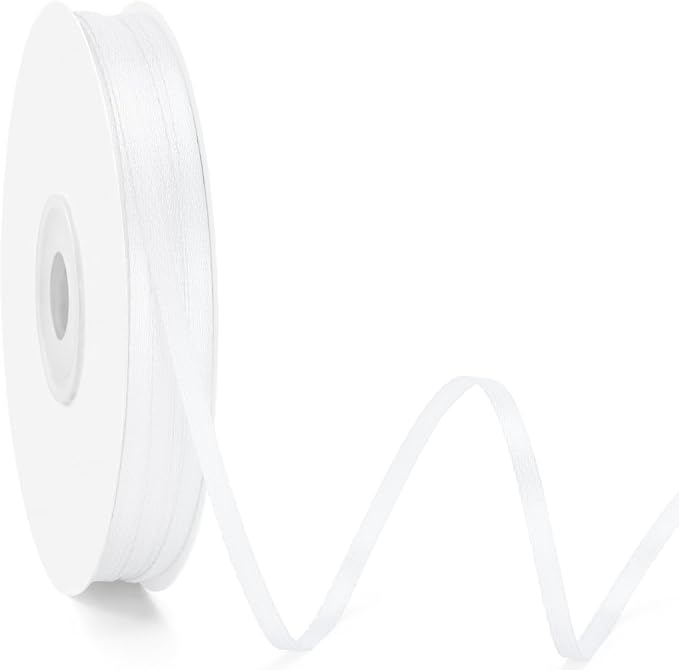 KINGLAKE White Satin Ribbon by KINGLAKE