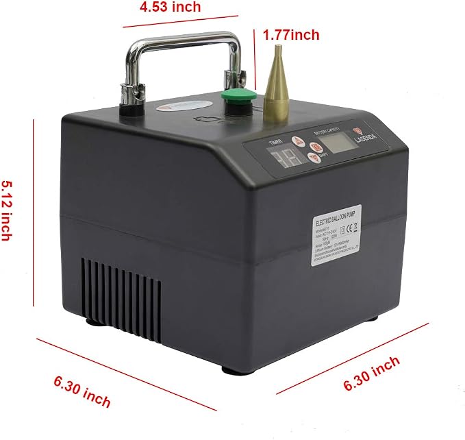 Electric Air Balloon Pump, B23 Lagenda Portable Electric Balloon Pump Balloon - Image 4