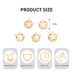 Unicra Gold Hair Pins Star Hair Clips Bridal Hair Piece Wedding Hair Accessories for Women and Girls Pack of 5 (Gold)