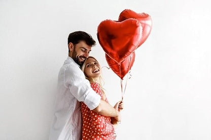 Biapian Red Heart Balloons, Valentine Decorations, Anniversary - Image 5