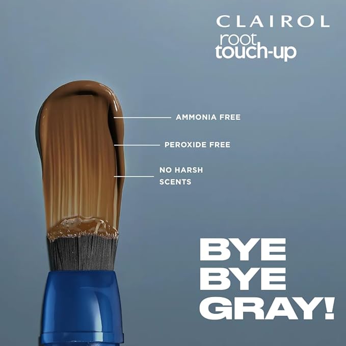 Clairol Root Touch-Up Semi-Permanent Hair Color Blending Gel, 5 Medium Brown, Pack of 1