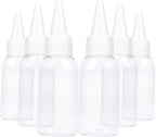 TRENDBOX 1oz / 30ml Plastic Bottle Pointed Mouth Top Cap for Essential Oils, Liquid - 6 Pack