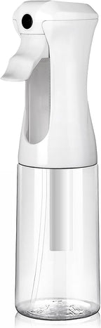 VIGOR PATH Continuous Spray Bottle – Fine Mist Mister Spray Bottle for Hair, Plants, Cleaning, Pets & Travel | Refillable Water Spray Bottles (200ml / 6.7oz) Clear
