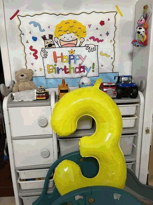 9 Balloon - Macaron Yellow Birthday Number Balloons, 40 Inch Decorations | - Image 2