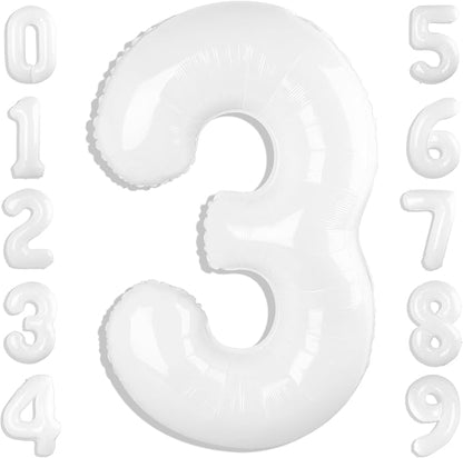 Number 3 Balloons 40 Inch 3 Balloon by Mluchee