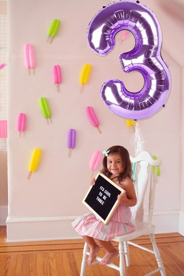 Number Balloons 23 Balloon 40 inch Purple - Image 4