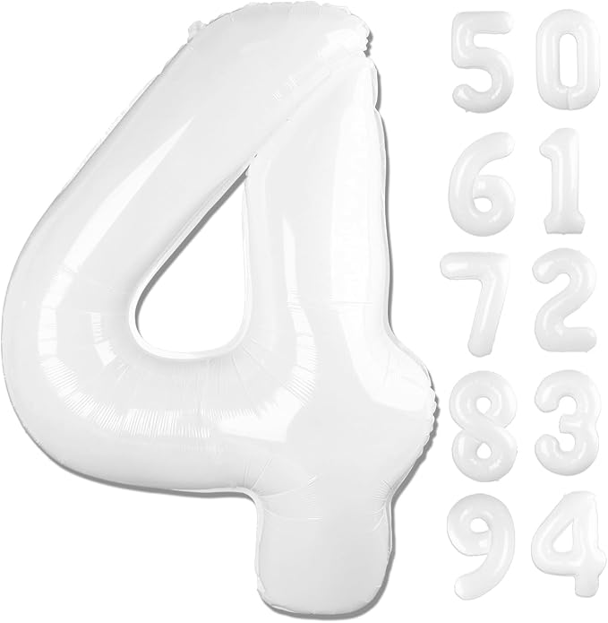 White 4 Balloon by IWERP