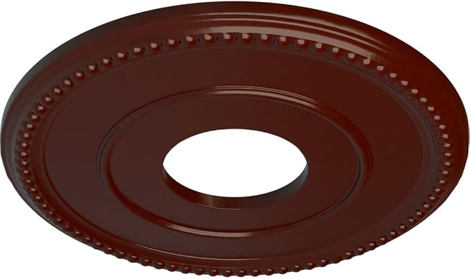 Ekena Millwork CM12BRBMF 12 1/2"OD x 3 7/8"ID x 3/4"P Bradford Ceiling Medallion - Image 2