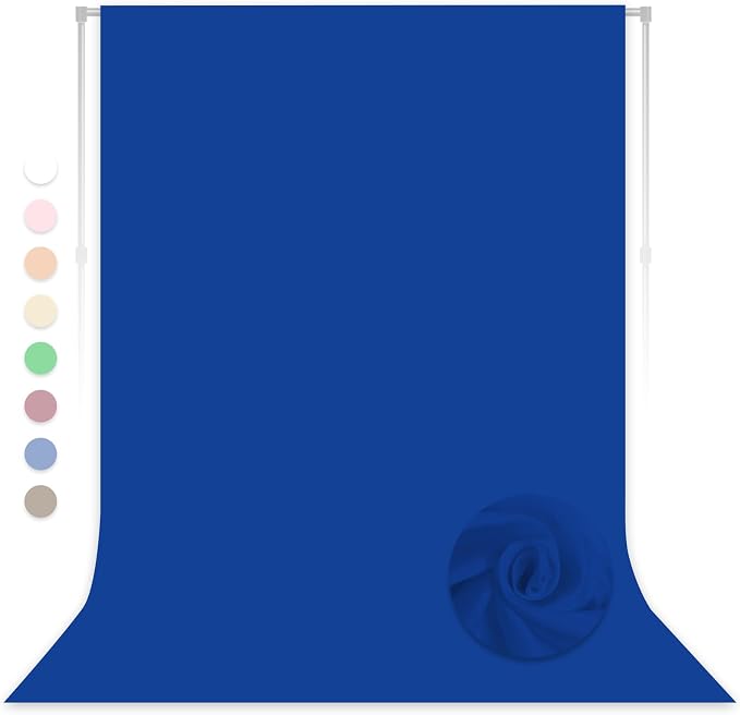 Royal Blue Photography Backdrop by LYLYCTY