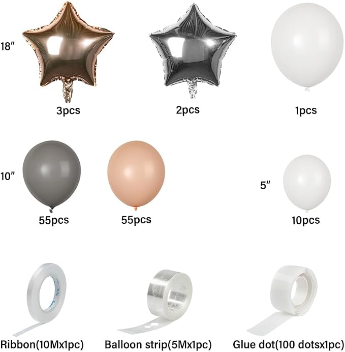 Restaurantware-Balloonify Balloon Garland Set, 1 Party Decoration Kit - Image 9