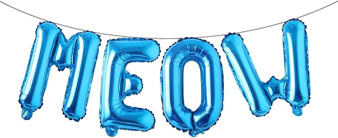 Cat Birthday Party Balloons by RUIANSI