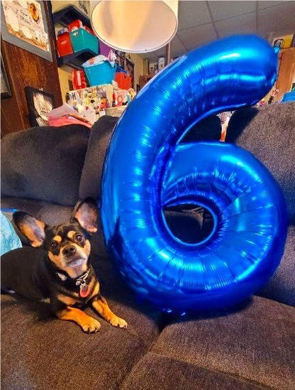 Giant Navy Blue 26 Balloon Number 40 Inch, 26 Number Balloons Birthday Supplies - Image 7
