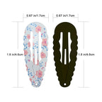 KUOM 100 Pcs Hair Clips,Metal Snap Hair Barrettes and Hair Clips for Girls,Kids,Women, Baby and Fine hair or Thick hair
