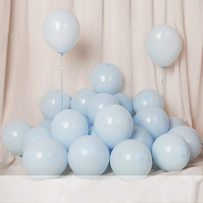 5 inch Pastel Blue Party Balloons - Image 4