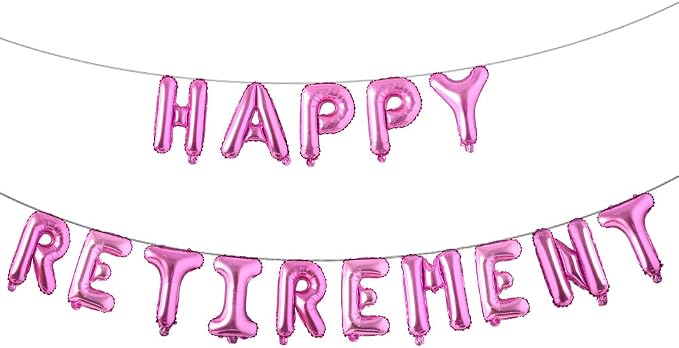 Set of 15 Happy Retirement Balloons Party Decorations The Legend Has Retired by RUIANSI