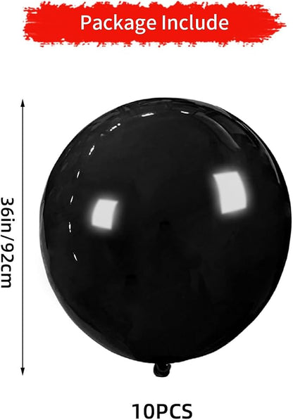 36 Inch Black Balloons - Image 4