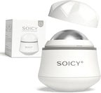Ice Roller for Face and Eyes Body, Facial Ice Roller 360° Rotating Stainless Steel Ball Face Massager Fitness Cryosphere for Reduces Puffiness, Redness and Pain, Beauty Skin Care Tools