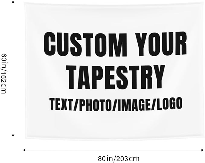 Personalized Tapestry Custom Tapestry Upload Images Banners and Signs Customize - Image 2