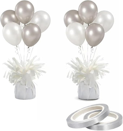 Balloon Weights White 2Pcs | Perfect by Unknown