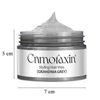 Temporary Hair Color Wax,Instant Hairstyle Cream,Hair Pomades Hairstyle Wax for Party Cosplay Easy Cleaning 4.23 oz (Blue)