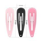 Hair Clips, ECADY (100-Pack 20 Colors) Non-Slip Snap Barrettes for Girls, Women, Kids - 2 Inch