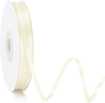 KINGLAKE Ivory Satin Ribbon by KINGLAKE