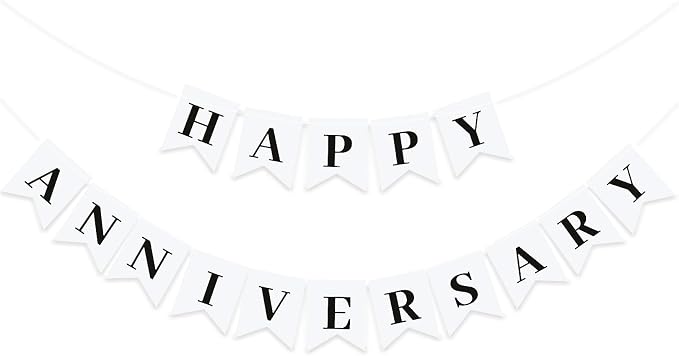 Happy Anniversary Banner, Valentines Day Wedding, Love Party and Background by Unknown
