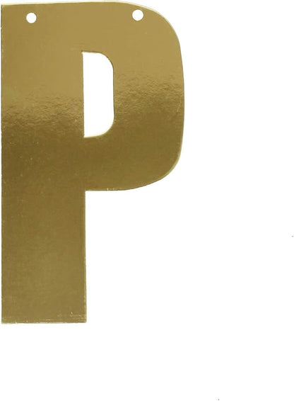 Gold Happy Birthday Banner for Birthday Party Decorations Supplies - Image 5