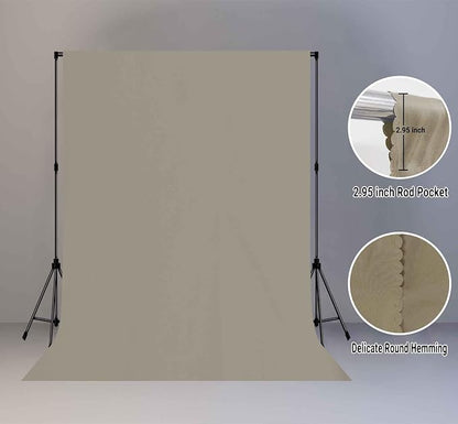Grey Photography Backdrop for Photoshoot, Fabric 5x7ft | Polyester Studio Photo - Image 2