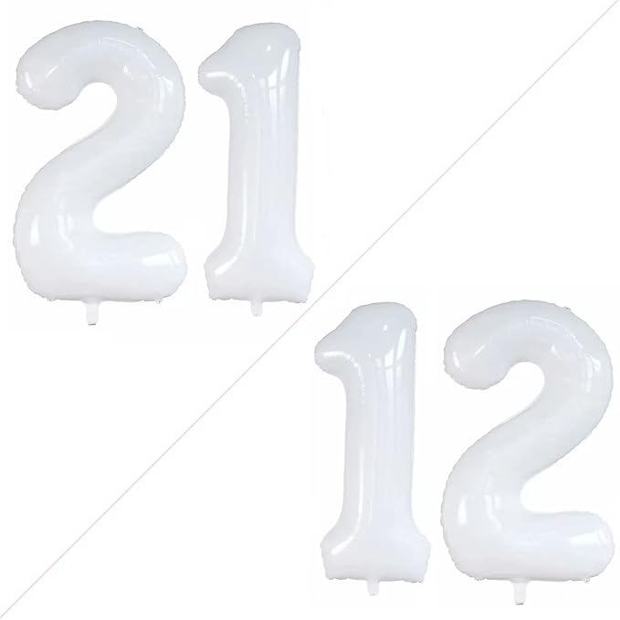 Number 12 Balloons for 12th Birthday Sweet 12 Party Decorations, 42 Inch Jumbo by GOER