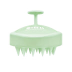 HEETA Scalp Massager Hair Growth, Soft Silicone Scalp Scrubber Shampoo Brush for Exfoliation, Dandruff Removal Head Massage Stress Relax, Wet & Dry Use for Thick Thin Curly Hair Care, Lime Green