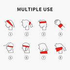 Sports Sweatband for Men and Women, Sweat-Absorbing Headbands for Moisture Wicking, Suitable for Fitness Running Cycling Hiking Yoga Football Exercise