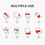 Sports Sweatband for Men and Women, Sweat-Absorbing Headbands for Moisture Wicking, Suitable for Fitness Running Cycling Hiking Yoga Football Exercise