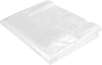 400 Pcs 35 x 47 Inch Disposable Clear Plastic Hair Salon Capes, Waterproof Barber Capes for Barbershop and Salon