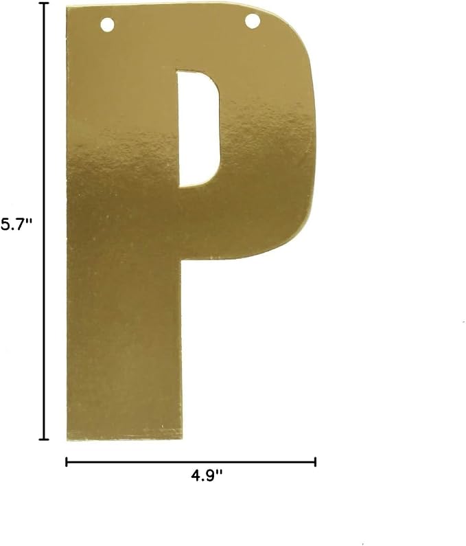 Gold Happy Birthday Banner for Birthday Party Decorations Supplies - Image 6