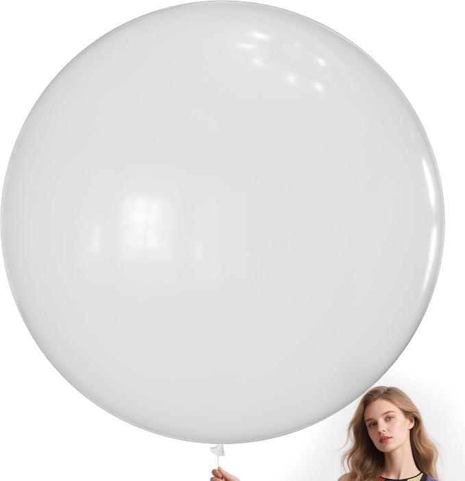 Clear Balloons 9pcs 36 Inch Extra Large Big Jumbo Giant Transparent Bubble by Kawkalsh