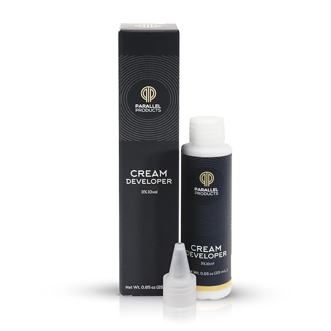 Parallel Products - 3% 10 Volume Tint Developer - 25mL - Oxidant for Coloring - Mix with Luxe Spot Color Cream Dye/Kit