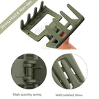 4 PCS Matte Square Hair Claw Clips for Thick Hair - Cute Hair Clips for Women