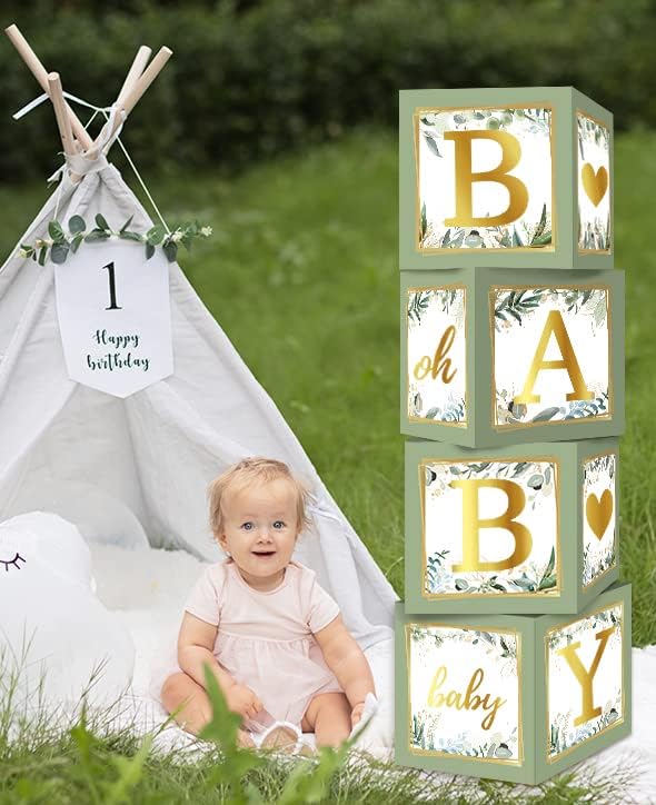 RUBFAC Baby Shower Boxes with Letters - Image 6