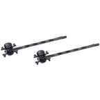 Rosemarie Collections Women's Spooktacular Halloween Hair Clip Bobby Pins Set (Skull And Crossbones Black)