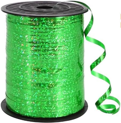 BEISHIDA 500 Yards Green Crimped Curling Ribbon Balloon String, Shiny Metallic - Image 7
