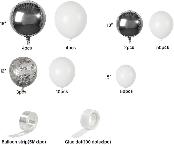 Restaurantware-Balloonify Balloon Garland Set, 1 Party Decoration Kit - Image 7