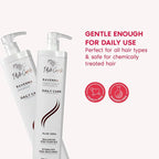 I Belli Capelli Ravenna Aloe Vera Shampoo & Conditioner Set – Sulfate & Paraben-Free, Deep Moisture, Breakage Reduction for Dry, Damaged & All Hair Types, 2×1L (33.8 fl oz each)