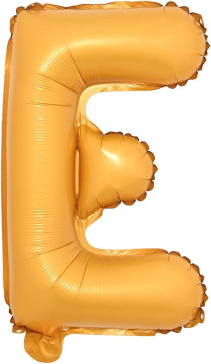 16" inch Single Orange Alphabet Letter Number Balloons Aluminum Hanging Foil by RUIANSI