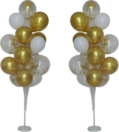 Leesoot 2 Sets 74inch Gold Floor Balloon Column Kit Stand by Unknown