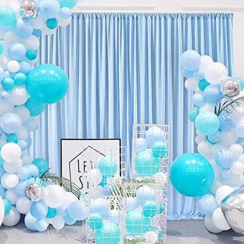 AK TRADING CO. 10 feet x 10 feet Polyester Backdrop Drapes Curtains Panels - Image 5